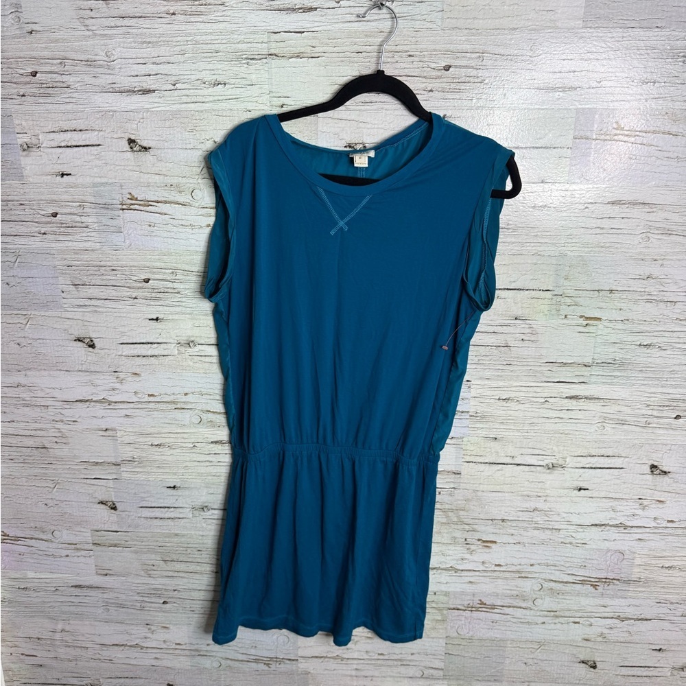 J. Crew Teal Mini Dress blue size medium